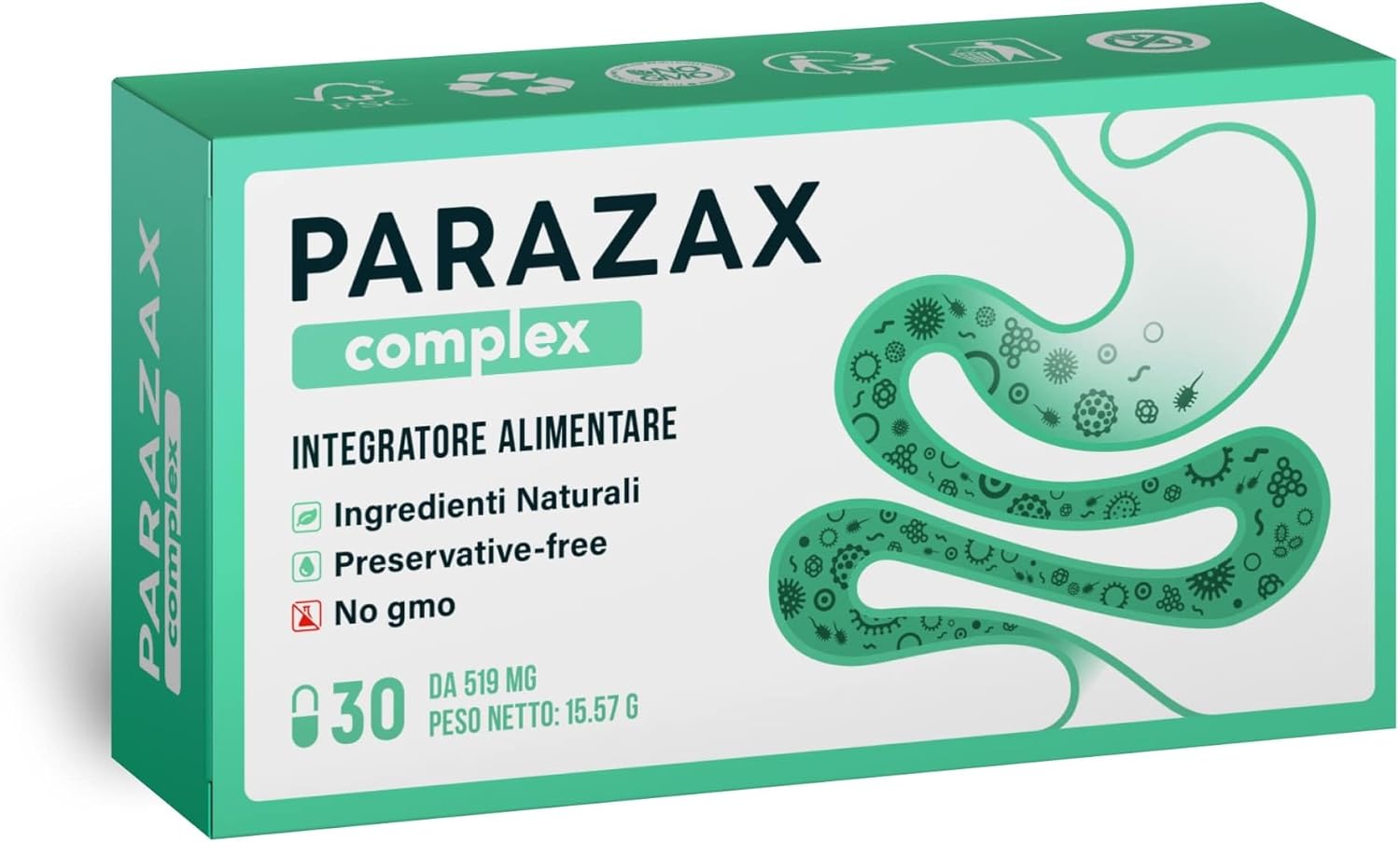 Parazax Complex Capsules Integratore Naturale